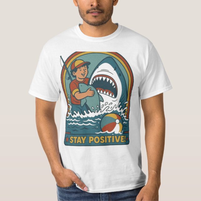 Stay Positive Premium T-Shirt (Front)