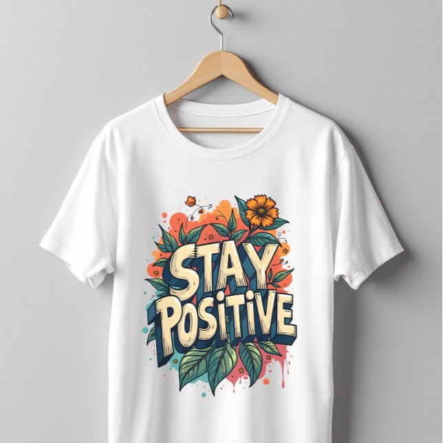 Stay positive Tri-Blend shirt (Creator Uploaded)