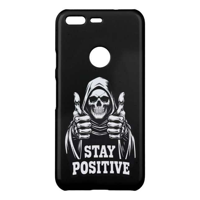 Stay Positive Uncommon Google Pixel Case (Back)