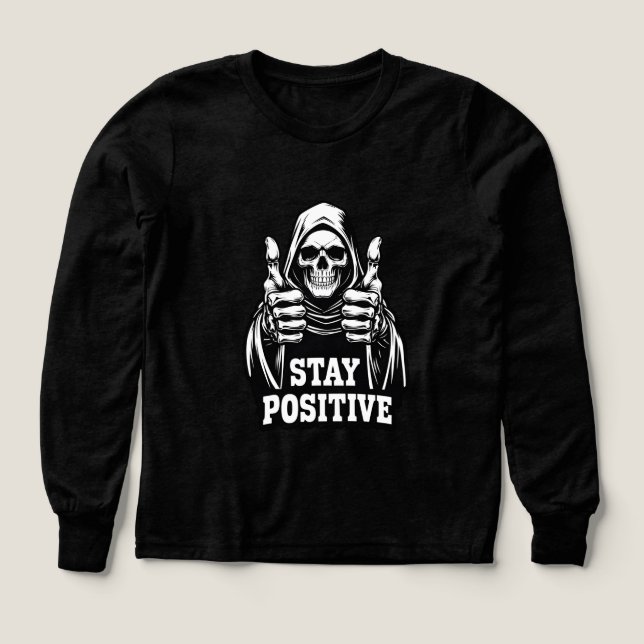 Stay Positve Tri-Blend Shirts (Design Front)