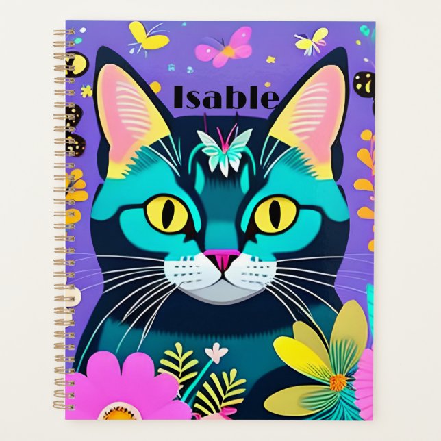 Stay Productive & Organized | Kitty Cat Design Planner (Front)