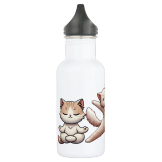 Stay Purrfectly Hydrated Stainless Steel Water Bottle