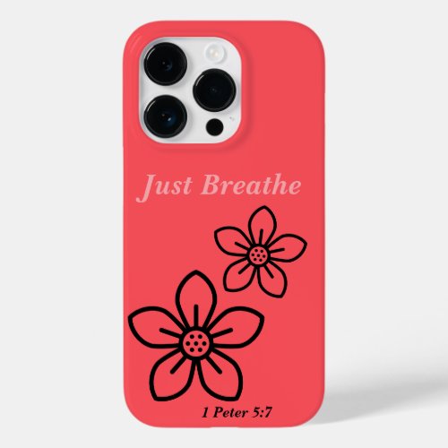 Stay Relaxed with our Just Breathe iPhone Case