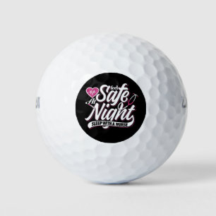 Stay Safe Sleep with a Nurse Golf Balls
