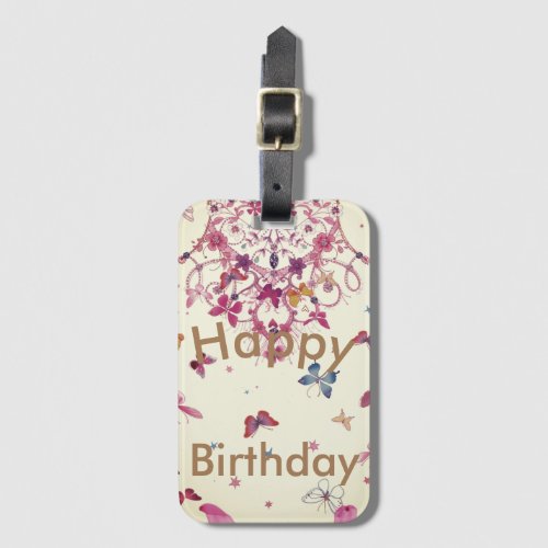 Stay Safe Travel Safe Happy Birthday Wishes Luggage Tag