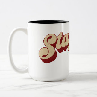 Stay Safe Two-Tone Coffee Mug