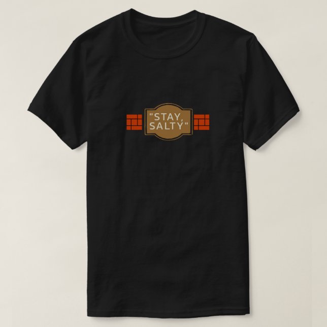Stay Salty: Embrace the Ocean Vibes" T-Shirt (Design Front)