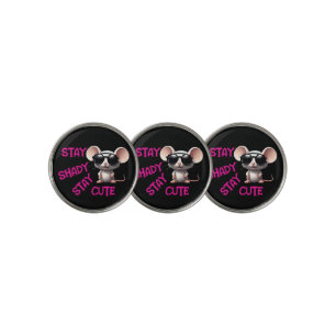 Stay Shady, Stay Cute Mouse Golf Ball Marker
