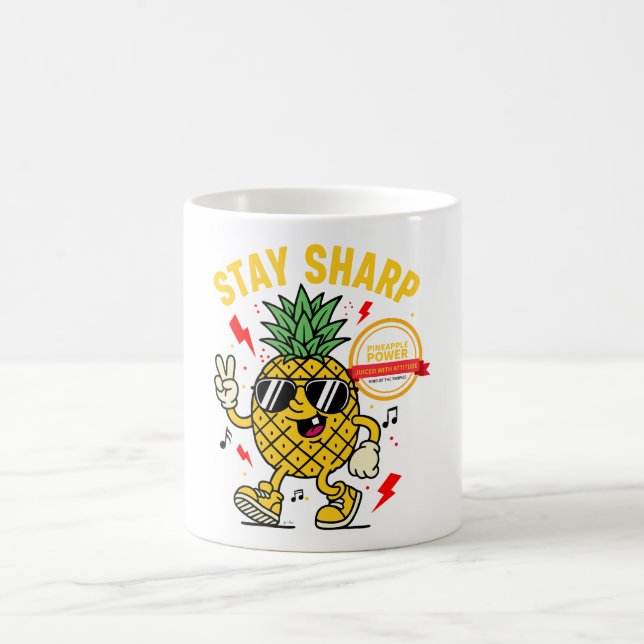 Stay Sharp Coffee Mug (Center)