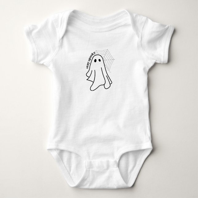 Stay Spooky Baby Bodysuit (Front)