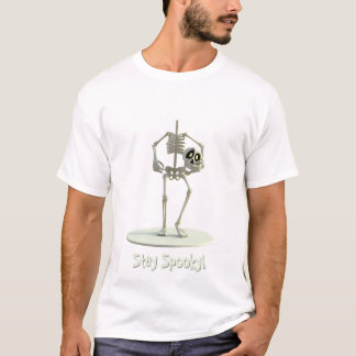 Stay Spooky! Cartoon style skeleton T-Shirt