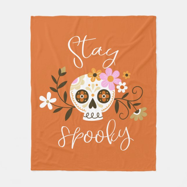 Stay Spooky Fleece Blanket (Front)