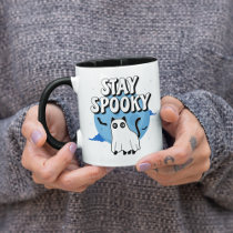 Stay Spooky Ghost Cat Mug