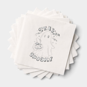 Stay Spooky Ghost Foil Napkins