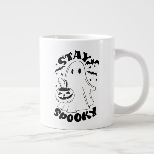 Stay Spooky Ghost Giant Coffee Mug