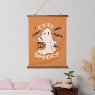 Stay Spooky Ghost Hanging Tapestry