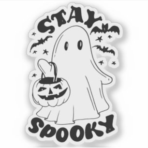 Stay Spooky Ghost Sticker