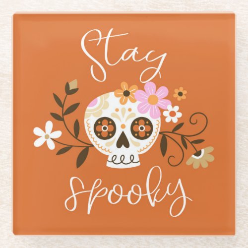 Stay Spooky Glass Coaster