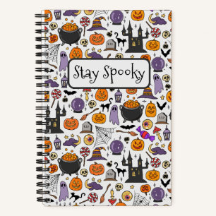 Stay Spooky Halloween Illustration Notebook