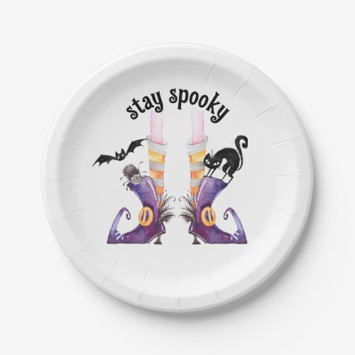 Stay Spooky Halloween Paper Plate