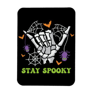 Stay Spooky Halloween Skeleton Hand Magnet