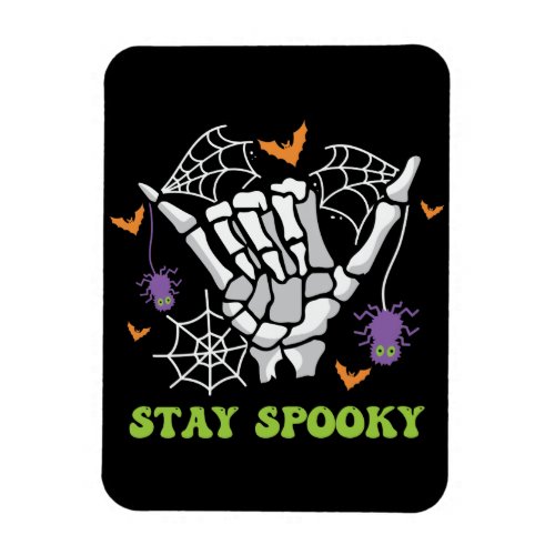 Stay Spooky Halloween Skeleton Hand Magnet