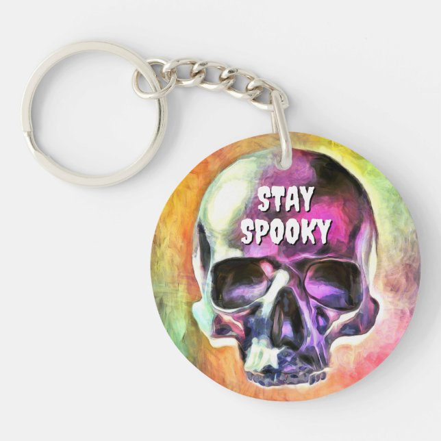 Stay Spooky. Keychain (Front)