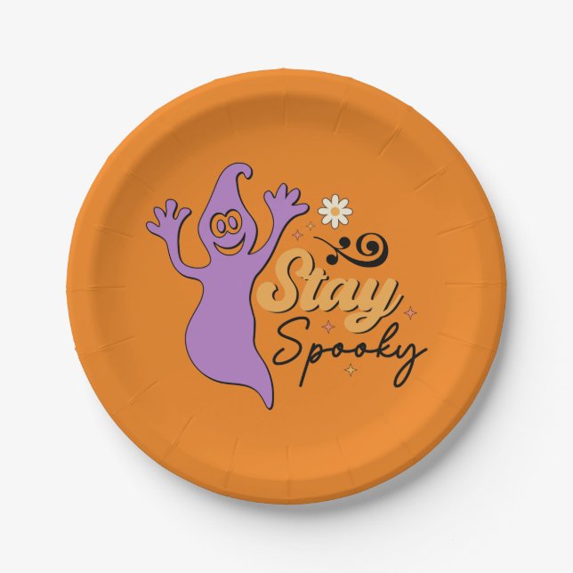 Stay Spooky Paper Plates (Front)