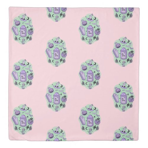 Stay Spooky _ Pastel Goth Halloween Duvet Cover
