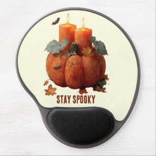 Stay Spooky Pumpkin with Candles Gel Mouse Pad