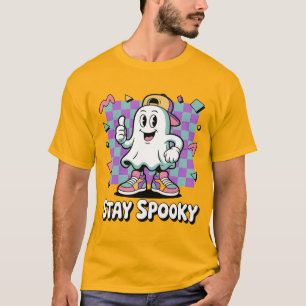 Stay Spooky Retro Ghost T-Shirt Vintage 90s Aest