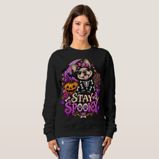 Stay Spooky Skeleton Frenchie Sweatshirt