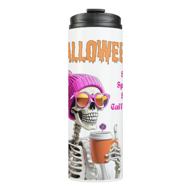 Stay Spooky, Stay Caffeinated Thermal Tumbler (Front)