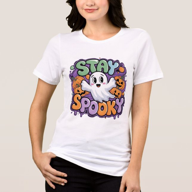 Stay Spooky Tri-Blend Shirt (Front)