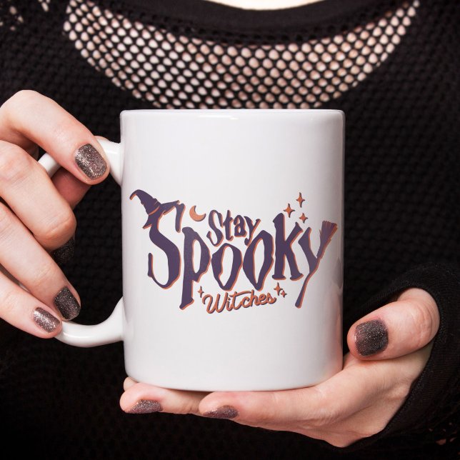 Stay Spooky Witches Witch Halloween Funny Giant Coffee Mug (Stay Spooky Witches Witch Halloween Funny Giant Coffee Mug)