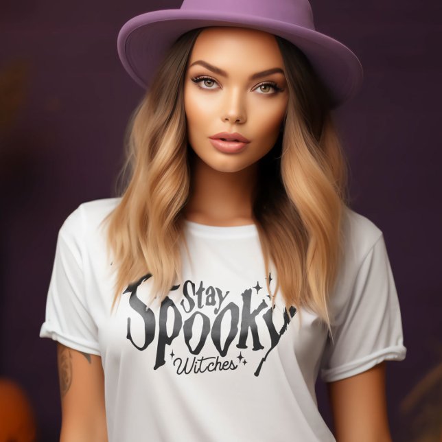 Stay Spooky Witches Witch Halloween Funny T-Shirt (Stay Spooky Witches Witch Halloween Funny T-Shirt)