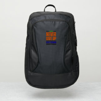 Stay Strong and Never Give Up Inspirational Backpa Port Authority® Backpack