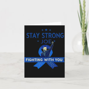 Stay Strong Biden Patriotic Support Ribbon Prostat Card