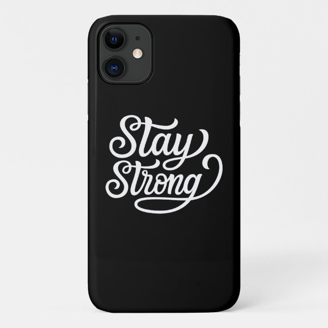 Stay Strong Case-Mate iPhone Case (Back)