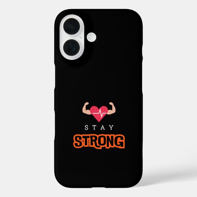 Stay Strong Case-Mate iPhone Case (Back)