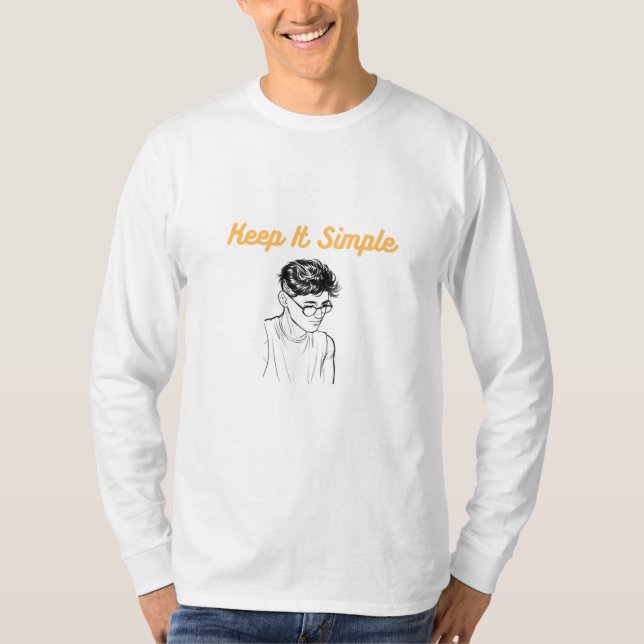 Stay Strong: Men's Motivational Quote T-Shirt" T-Shirt (Front)