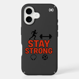  Stay Strong – Motivational Gym Phone Case