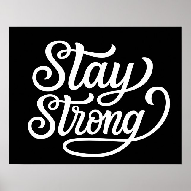 Stay Strong Poster (Front)