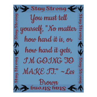 Stay Strong Poster