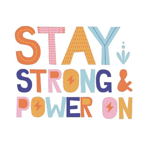 STAY STRONG  POWER ON SHIRT