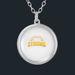 Stay strong  silver plated necklace<br><div class="desc">get your stay strong silver plated necklace</div>