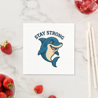 Stay Strong Splash T-Shirt Napkins