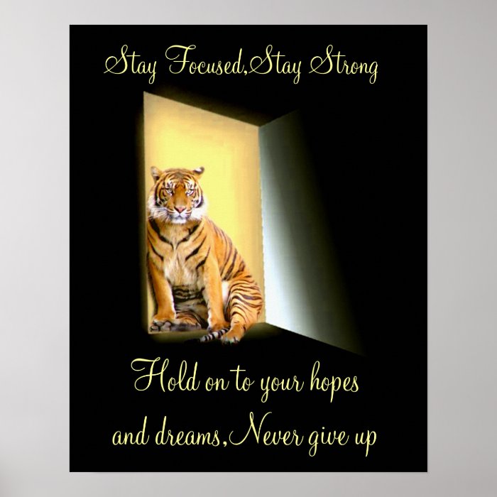 Stay strong,Stay Focused_ Poster