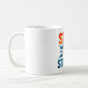 Stay Strong - Vintage Fist Power Motivational Desi Coffee Mug