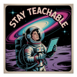 Stay Teachable Poster